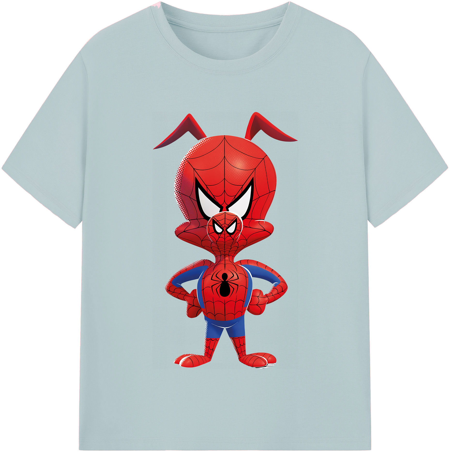 （画像用） Spider Man スパイダーマン 綿100％半袖Tシャツ（フロントプリント）